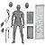 NECA Universal Monsters Ultimate Mummy (Black & White) Figure - Imagem 1