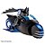 McFarlane Toys DC Comics Batman The Animated Series Batcycle Vehicle (embalagem danificada) - Imagem 7