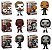 Funko Pop Rocks: Slipknot wave 2 - Set com 6 integrantes - Imagem 1