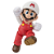 Bandai Super Mario Fire Mario S.H.Figuarts Action Figure - Imagem 4