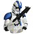 Diamond Select Toys Star Wars Commander Appo Clone Trooper Bust Bank - Imagem 2