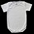 Body para sublimação branco manga curta 100% poliéster Premium - Imagem 1