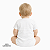 Body infantil para sublimação branco manga curta 100% poliéster Premium - Imagem 3