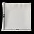 Capa de almofada para sublimação oxford branco 100% poliéster 30cm x30cm - Imagem 1