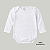 Body infantil para sublimação branco manga longa 100% poliéster Premium - Imagem 6