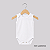 Body infantil para sublimação branco regata 100% poliéster Premium - Imagem 10