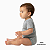 Body infantil para sublimação cinza mescla manga curta 100% poliéster Premium - Imagem 2