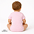 Body infantil para sublimação rosa bebê manga curta 100% poliéster Premium - Imagem 2