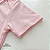 Body infantil para sublimação rosa bebê manga curta 100% poliéster Premium - Imagem 5