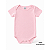Body infantil para sublimação rosa bebê manga curta 100% poliéster Premium - Imagem 3