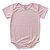 Body para sublimação rosa bebê manga curta 100% poliéster Premium - Imagem 1