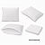 Capa de almofada para sublimação oxford branco 100% poliéster 20cm x 30cm - Imagem 7