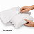 Capa de almofada para sublimação oxford branco 100% poliéster 20cm x 30cm - Imagem 3