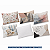 Capa de almofada para sublimação oxford branco 100% poliéster 30cm x 40cm - Imagem 2