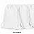 Mochila saco para sublimação em oxford branco e cordinha branca 30cm x 40cm - Imagem 7