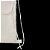 Mochila saco para sublimação em oxford branco e cordinha branca 30cm x 40cm - Imagem 3
