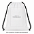 Mochila saco para sublimação em oxford branco e cordinha preta 30cm x 40cm - Imagem 13