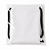 Mochila saco para sublimação em oxford branco e cordinha preta 30cm x 40cm - Imagem 9