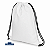 Mochila saco para sublimação em oxford branco e cordinha preta 25cm x 35cm - Imagem 8