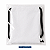 Mochila saco para sublimação em oxford branco e cordinha preta 25cm x 35cm - Imagem 11
