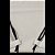 Mochila saco para sublimação em oxford branco e cordinha preta 25cm x 35cm - Imagem 2