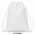 Mochila saco para sublimação em oxford branco e cordinha branca 25cm x 35cm - Imagem 11