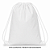 Mochila saco para sublimação em oxford branco e cordinha branca 25cm x 35cm - Imagem 5