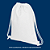Mochila saco para sublimação em oxford branco e cordinha branca 25cm x 35cm - Imagem 8