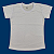 Camisa para sublimação Baby look branca gola punho 100% poliéster Premium - Imagem 8