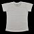 Camisa para sublimação Baby look branca gola punho 100% poliéster Premium - Imagem 1