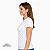 Camisa para sublimação Baby look branca gola punho 100% poliéster Premium - Imagem 2