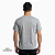 Camisa para sublimação tradicional cinza mescla gola punho 100% poliéster Premium - Imagem 3