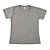 Camisa para sublimação Baby look cinza mescla gola punho 100% poliéster Premium - Imagem 1