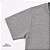 Camisa para sublimação Baby look cinza mescla gola punho 100% poliéster Premium - Imagem 6
