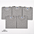Camisa para sublimação Baby look cinza mescla gola punho 100% poliéster Premium - Imagem 8