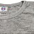 Camisa para sublimação Infantil cinza mescla gola punho 100% poliéster Premium - Imagem 3