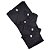 Camisa tradicional preta gola punho malha 100% poliéster Premium - Imagem 4