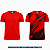 Camisa para sublimação tradicional vermelho Red gola punho 100% poliéster Premium - Imagem 7