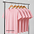Camisa para sublimação tradicional rosa bebê gola punho 100% poliéster Premium - Imagem 7