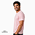 Camisa para sublimação tradicional rosa bebê gola punho 100% poliéster Premium - Imagem 2