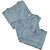 Camisa para sublimação tradicional azul bebê gola punho 100% poliéster Premium - Imagem 3