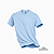 Camisa para sublimação tradicional azul bebê gola punho 100% poliéster Premium - Imagem 3