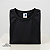 Camisa Baby look preta gola punho malha 100% poliéster Premium - Imagem 5
