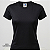 Camisa Baby look preta gola punho malha 100% poliéster Premium - Imagem 6