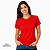 Camisa para sublimação Baby look vermelho Red gola punho 100% poliéster Premium - Imagem 1