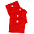 Camisa para sublimação Baby look vermelho Red gola punho 100% poliéster Premium - Imagem 9