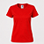 Camisa para sublimação Baby look vermelho Red gola punho 100% poliéster Premium - Imagem 7