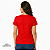 Camisa para sublimação Baby look vermelho Red gola punho 100% poliéster Premium - Imagem 3