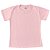Camisa para sublimação Baby look rosa bebê gola punho 100% poliéster Premium - Imagem 1