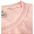 Camisa para sublimação Baby look rosa bebê gola punho 100% poliéster Premium - Imagem 3